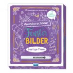 Trötsch Wunderschöne Fensterbilder mit Kreidemarker Mappe mit Vorlagen und Kreidemarker Lustige Tiere