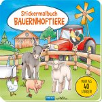 Trötsch Malbuch Stickermalbuch Bauernhoftiere