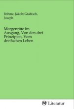 Morgenröte im Ausgang, Von den drei Prinzipien, Vom dreifachen Leben