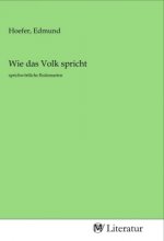 Wie das Volk spricht