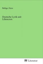 Deutsche Lyrik seit Liliencron