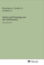 Arien und Gesange aus die Afrikanerin