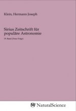 Sirius Zeitschrift für populäre Astronomie