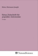 Sirius Zeitschrift für populäre Astronomie