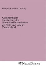 Gesehiehtliche Darstellung der Eigenthumsverhältnisse an Wald und Jagd in Deutschland
