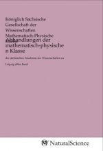 Abhandlungen der mathematisch-physischen Klasse