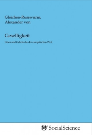 Geselligkeit