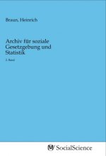 Archiv für soziale Gesetzgebung und Statistik