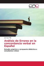 Análisis de Errores en la concordancia verbal en Espa?ol