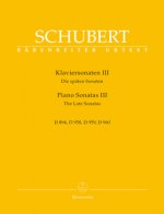 Klaviersonaten III D 894, 958, 959, 960, Spielpartitur, Sammelband, Urtextausgabe