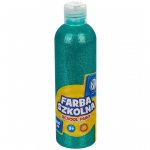 Farba szkolna naturalna tempera Astra 250 ml brokatowa zielona (jadeit)