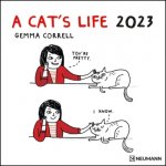 A Cat's Life 2023 - Wand-Kalender - 30x30 - 30x60 geöffnet