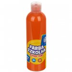 Farba szkolna naturalna tempera Astra 250 ml pomarańczowa