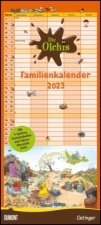 Die Olchis Familienkalender 2023 - Von Erhard Dietl - Familienplaner mit 5 Spalten - Format 22 x 49,5 cm