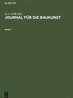 Journal Fur Die Baukunst. Band 2