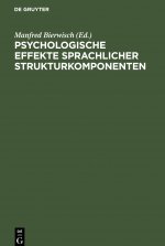 Psychologische Effekte sprachlicher Strukturkomponenten