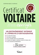 Certificat Voltaire - 20 tests corrigés + 4 tests offerts en ligne