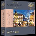 Dřevěné puzzle Francouzská ulice 1000 dílků