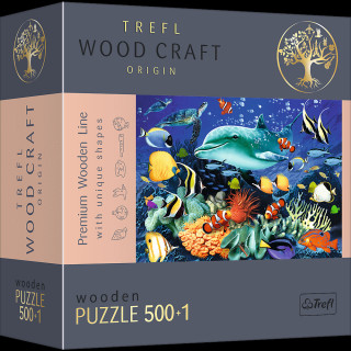 Dřevěné puzzle Život v moři 501 dílků