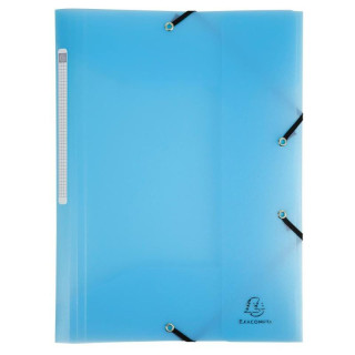Exacompta Pastel PP Spisové desky s gumičkou A4 - modré