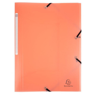 Exacompta Pastel PP Spisovďż˝ desky s gumiďż˝kou A4 - korďż˝lovďż˝