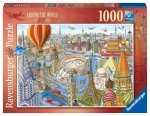 Ravensburger Puzzle - Cesta kolem světa za 80 dní 1000 dílků