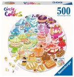 Ravensburger Puzzle - Barevné dezerty 500 dílků