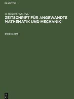 Zeitschrift fur Angewandte Mathematik und Mechanik