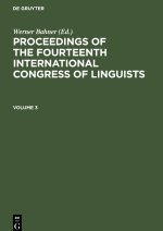 Proceedings of the Fourteenth International Congress of Linguists