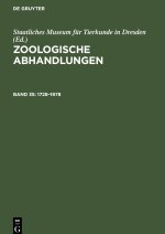 250 Jahre Staatliches Museum fur Tierkunde Dresden 1728-1978