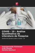 COVID - 19 : Análise Quantitativa da Literatura de Pesquisa