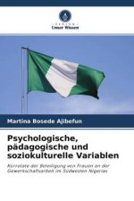 Psychologische, pädagogische und soziokulturelle Variablen