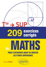 209 exercices corrigés de Maths - Terminale —> SUP