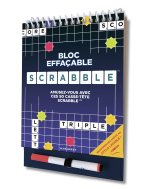 Bloc de jeux effacable - Scrabble