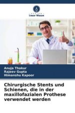 Chirurgische Stents und Schienen, die in der maxillofazialen Prothese verwendet werden