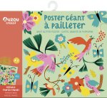 POSTER GÉANT À PAILLETER - OISEAUX FANTASTIQUES