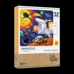 Ekopuzzle z zadaniami Przygody w kosmosie 32 elementy