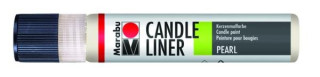 Marabu Candle Liner na svíčky - bílý 25 ml