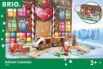 BRIO World 36001 Adventskalender - Weihnachtlicher Holzeisenbahn-Spaß mit einer Überraschung hinter jedem Türchen - Empfohlen ab 3 Jahren und kompatib