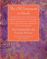 Old Testament in Greek, Volume I the Octateuch, Part I Genesis