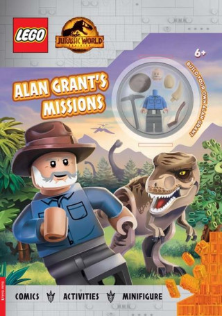 LEGO Jurassic World : Alan Grant's Missions: Activity Book with Alan Grant minifigure (Puha kötésű)