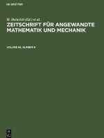 Zeitschrift fur Angewandte Mathematik und Mechanik