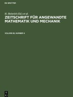 Zeitschrift fur Angewandte Mathematik und Mechanik