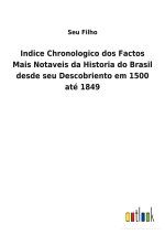 INDICE CHRONOLOGICO DOS FACTOS MAIS NOTA