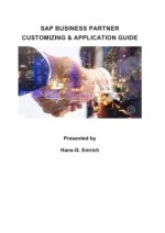 SAP BUSINESS PARTNER  Customizing and Application Guide