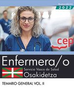 ENFERMERA,O SERVICIO VASCO DE SALUD OSAKIDETZA TEMARIO GENERAL VOL.II
