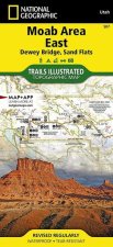 Moab Area East: Dewey Bridge, Sand Flats Map