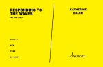 Responding to the Waves Solo Violin Score: Solo Violin