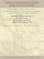 Sonates Francaises Choisies Original Editions Violin and Piano: Original Editions Violin and Piano