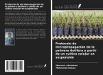 Protocolo de micropropagación de la palmera datilera a partir de un cultivo celular en suspensión